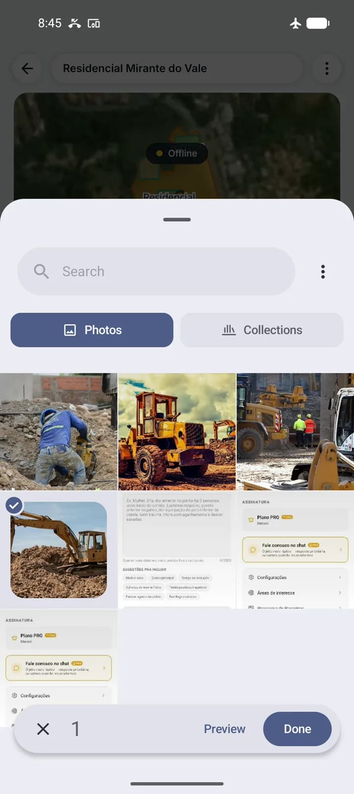 The photo proves where and when
